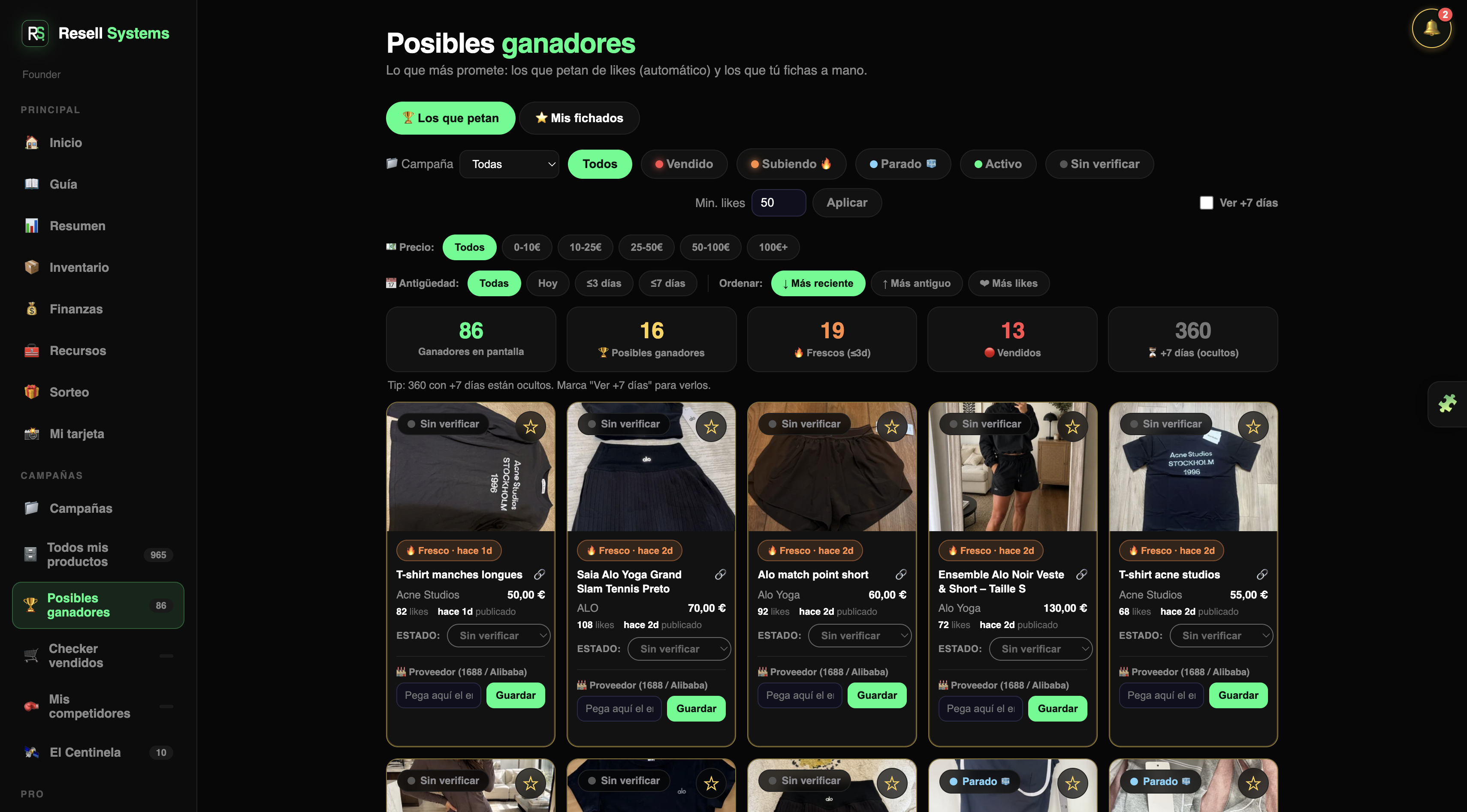 Posibles ganadores: productos que petan de likes
